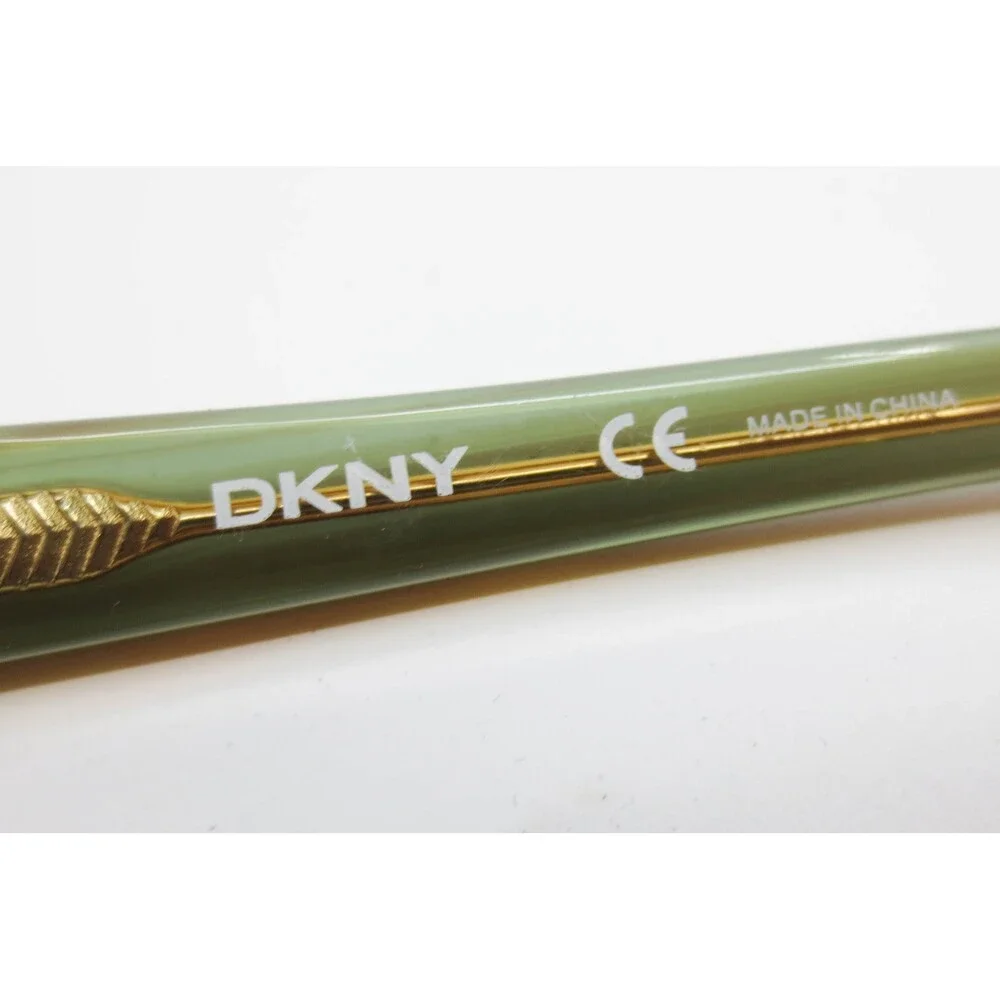DKNY DY4550 3015 Green Tan Rectangular Eyeglasses Frames 50-16-135 Womens Mens
